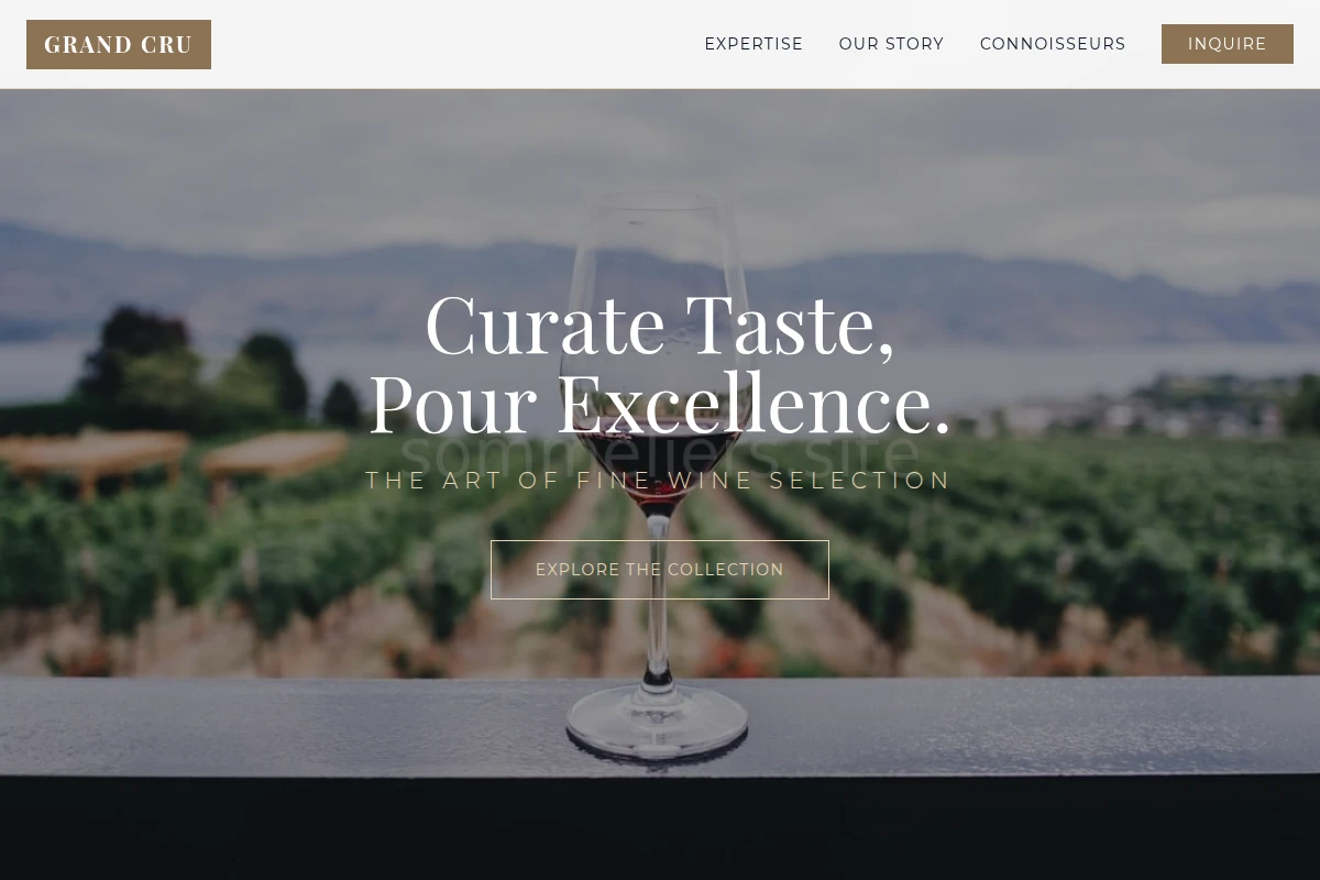 Luxury Wine