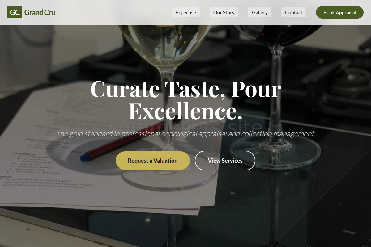 Oenology Wine Appraisal
