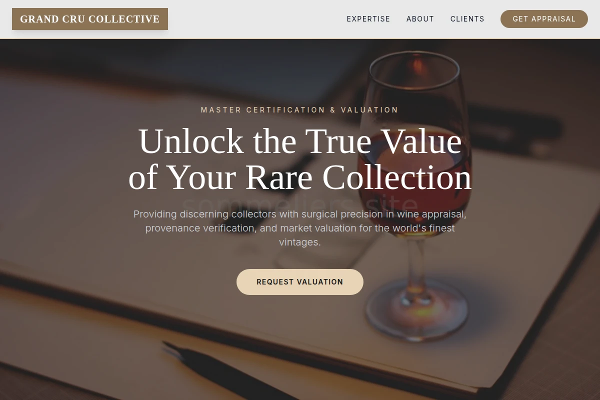 Vintner Wine Appraisal