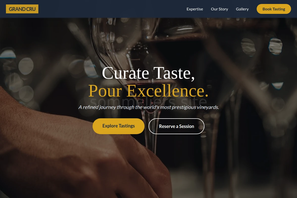 Cru Wine Tasting