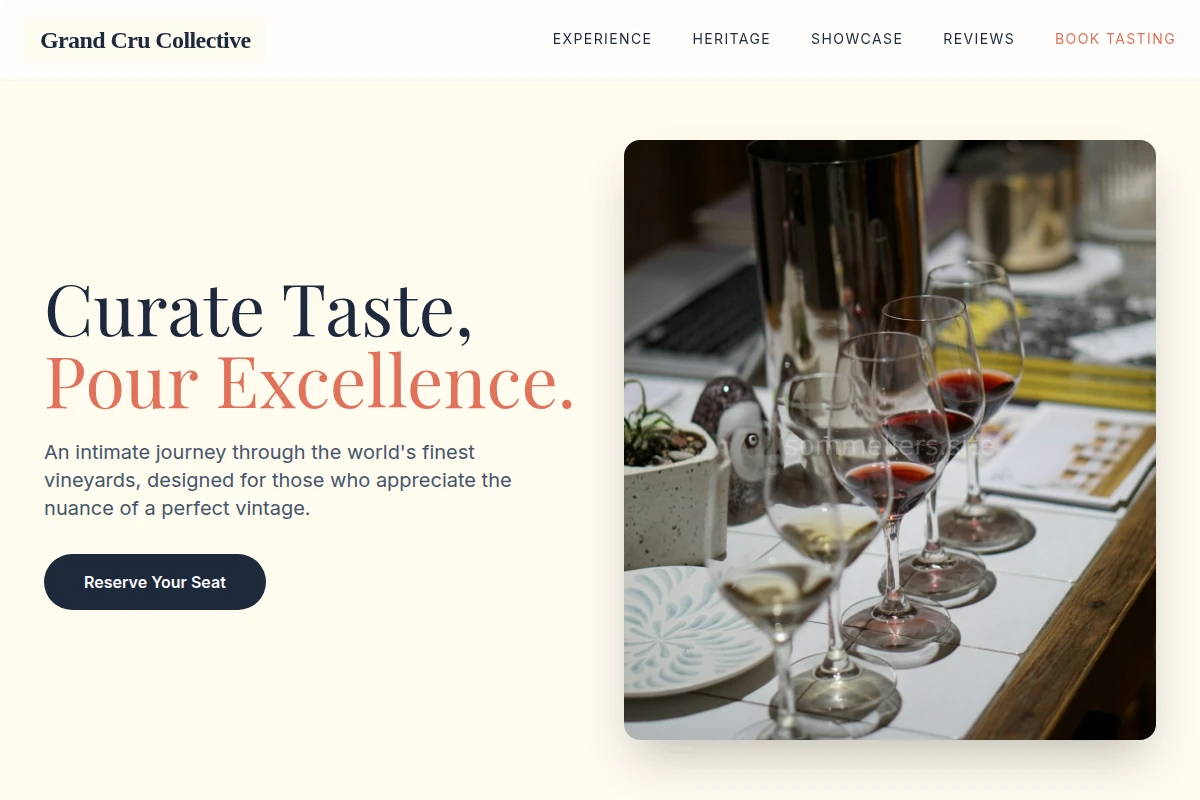 Stemware Wine Tasting