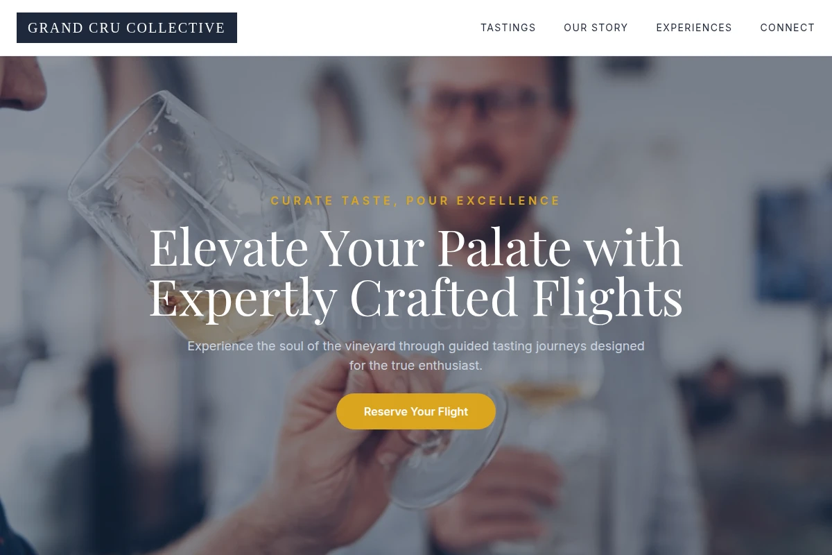 Flight Wine Tasting