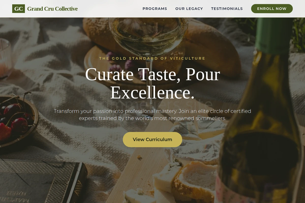 Certification Wine Tasting