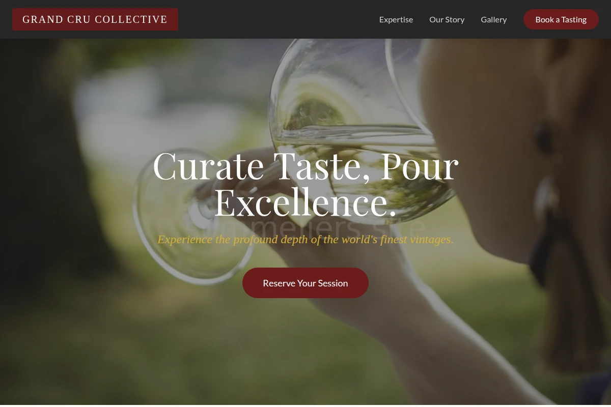 Expert Wine Tasting