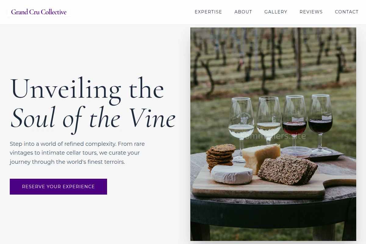Reserve Wine Tasting